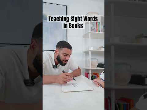 Teaching Sight Words in Books #shorts