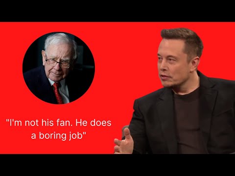 Elon Musk on Warren Buffett