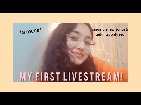 my first livestream!