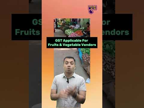 Do Fruits & Vegetable Vendors Have To Obtain GST Number? 🫑🍋#fruits #vegitable #shorts