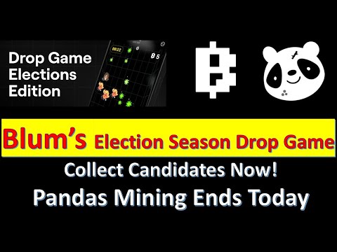 Blum’s Election Season Drop Game Collect Candidates Now! Pandas Mining Ends Today