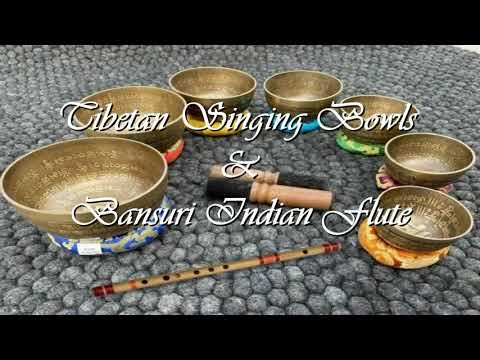 Healing therapy music ( Tibetan bowls with Solfeggio frequencies )