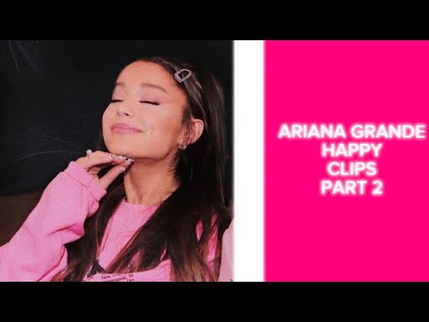 Ariana Grande happy clips for editing, Part 2🩷🩷🩷