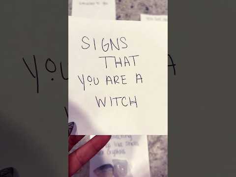 Signs That You Are A Witch #witchcraft #crystals #witchy #witch #fairies #animals #potions