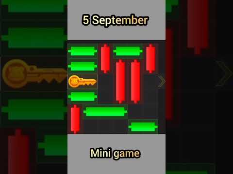 5 September  hamster kombat mini game puzzle || puzzle Hamster || today puzzle hamster