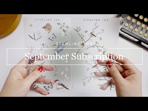 Sterling Ink Subscription September Unboxing