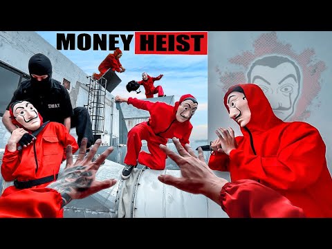 PARKOUR VS MONEY HEIST: Police chase and arrest bad guys for murder & smuggling | Epic POV