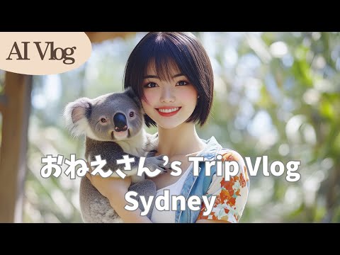 Onee-san's Sydney Vlog! AI's Hilarious Travel Diary | Full of Sharp Commentary by Hiroyuki AI!