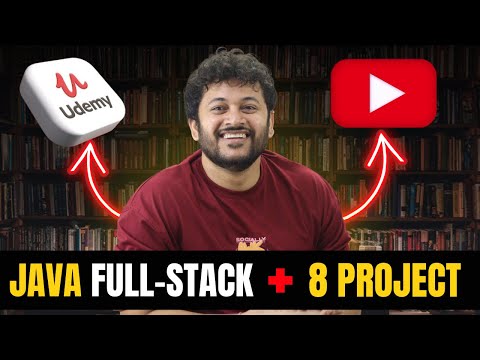 BEST Course To Learn JAVA Full Stack With 8 Projects 🔥🔥