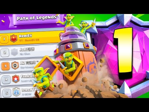 TOP 1 LADDER WITH THE NEW DRILL EVOLUTION - Clash Royale