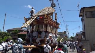 佐原の大祭2017夏　中日　山車巡行（４）