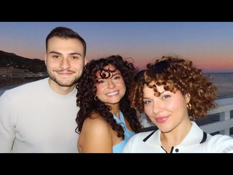 my first vlog... travel with us to Malibu🌊