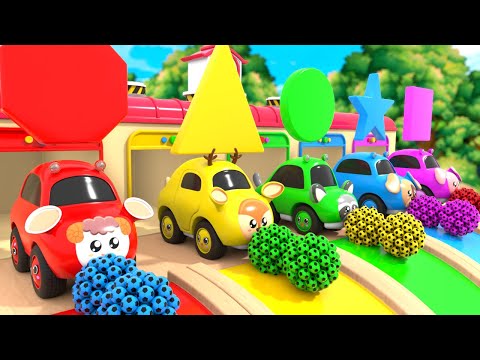 Animal Car Song for Kids | Fun with Cars and Shapes!