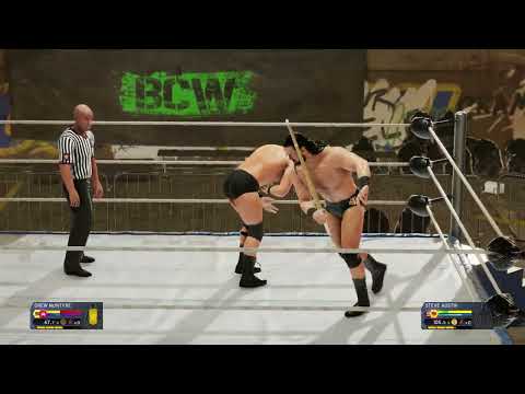 WWE 2K20 - Drew McIntyre Vs Stone Cold Steve Austin - Extreme Rules Match