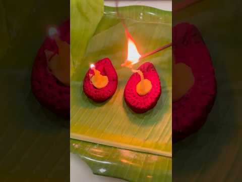 Karthigai Wheat  Flour Deepam #spritual #handmade #divine #scared #happinessishandmade #viralvideo