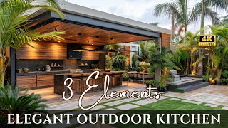 Creating Modern Rustic Outdoor Kitchens: Transform Your Backyard with Tropical Design Elements