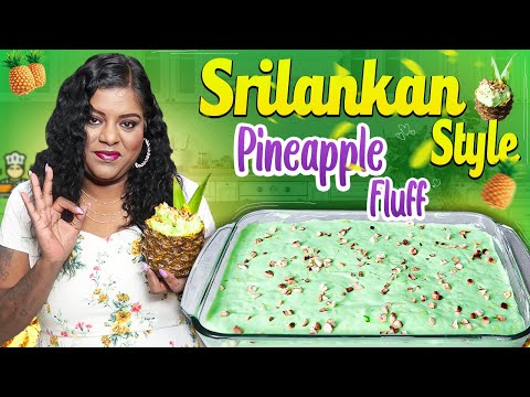 Super Easy Pineapple Fluff Recipe! அன்னாசி Fluff