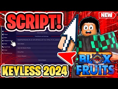 Blox Fruits Script Pastebin 2024 No Key | Auto Farm + Auto Raid | Working Fluxus + Delta + PC 2024