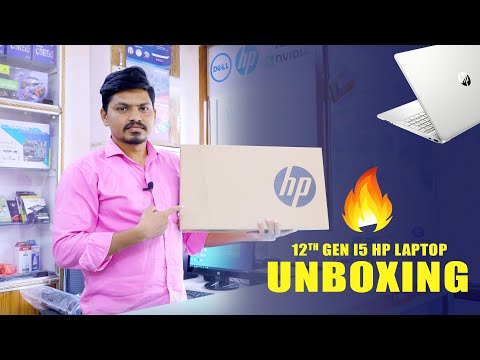 HP 12th Gen i5 Laptop Unboxing in Telugu || HP 15s-fq5111TU || i5-1235U || Windows 11 || MSO 2019