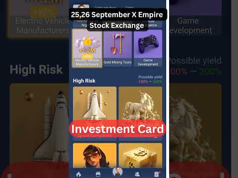 25 & 26 September X Empire Daily Investment Funds | Musk Empire Today Combo | #viral #combo