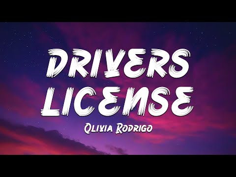 Olivia Rodrigo - drivers license (Lyrics) 🎵