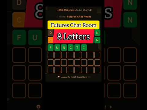 Binance 8 letters Words of the day Futures Chat Room| 8 letters Words Answer Futures Chat Room Theme