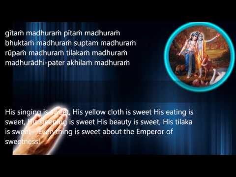 Madhurastakam with Lyrics and Meaning