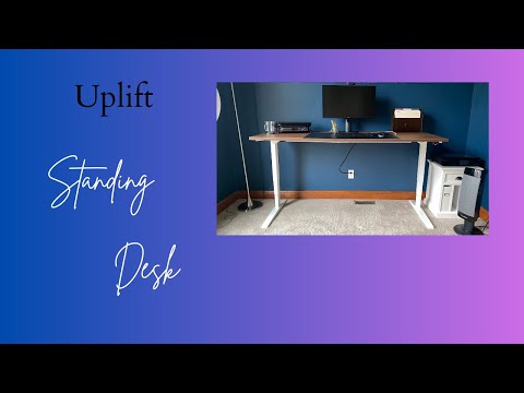 Uplift Desk Walnut Laminate: Premium Standing Desk for Work & Wellness! 🖥️✨