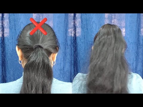 Try This High Long Ponytail Hairstyle Hack 🤷How To High Ponytail In 1 Minute|Simple Stylish Ponytail