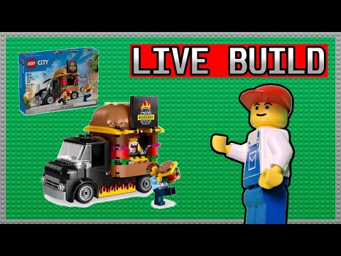 🔴 Lego Skyline and Food Truck LIVE BUILD