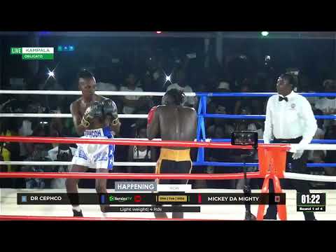 MIKEY VS DR CEPHCO, CEPHCO AKYAWANDA MULIRO, FULL HD 4 ROUNDS