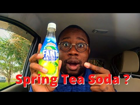 Let's try Fanta's "Spring Tea" soda , in Okinawa Japan