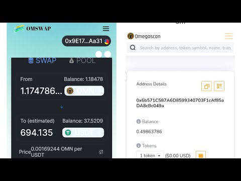 OMEGA NETWORK TEST // SWAP YOUR TOKENS , TEST_BRIDGE/omega network now built its own Blockchain 💪💱💥