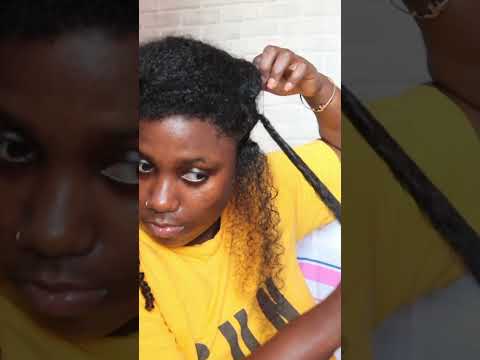 Low Maintenance Protective Hairstyle: Criss Cross Braids For Natural Hair!