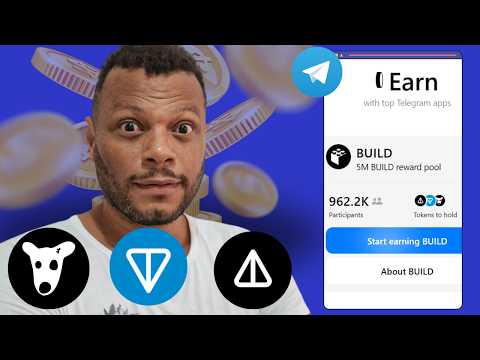 Ganhe Tokens no Telegram com o Earn Build: Como Funciona e Como Participar?