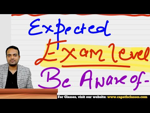 Expected ca inter exam level for Jan 2025 attempt| Ca Prakash Patel