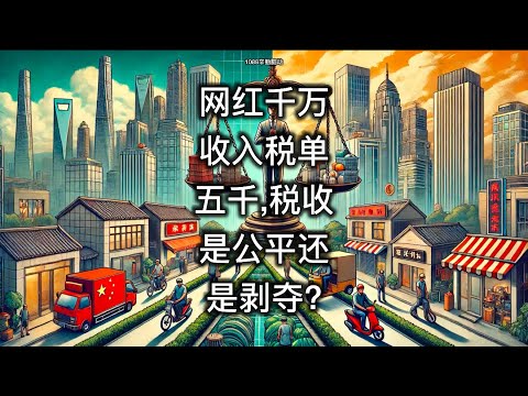 网红千万收入税单五千，税收是公平还是剥夺？