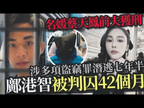 蔡天鳳前夫鄺港智涉盜獲判刑42個月丨鄺氏三父子即將開審丨娛聞樂20240625