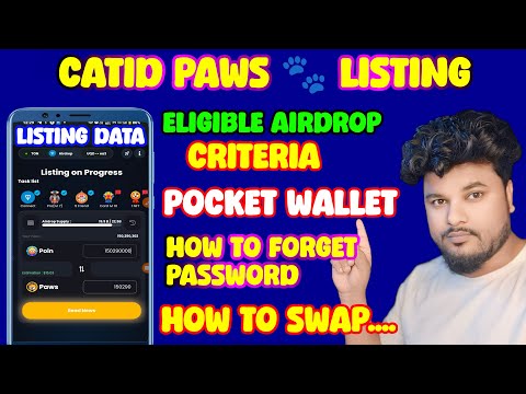 Cat id paws  Airdrop withdrawal live  l Catid Paws How to Credit Pocket wallet Catid l Catid Paws