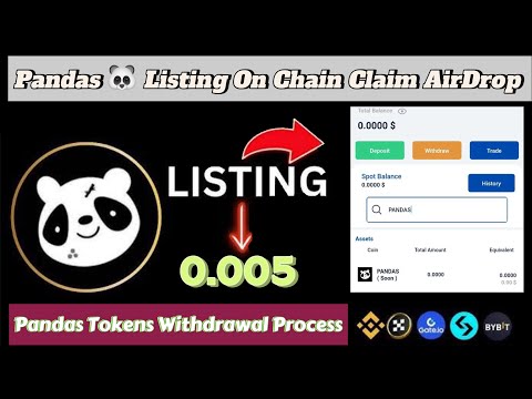 🔥Pandas Listing Date Confirm 😱 !! Pandas Listing &  Select Neelsky to receive Tokens 🥰!! New Update