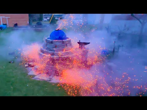 Backyard Forge / Wood Fire Kiln  D.I.Y.  Experiment /Test Run ~Part 1~ With Twin Cities Adventures !