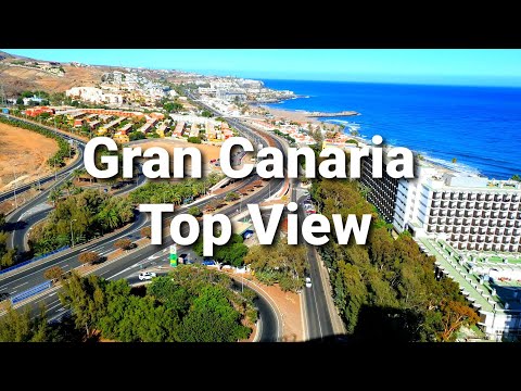 Gran Canaria Beautiful Top View | Maspalomas | Playa del Ingles 2019