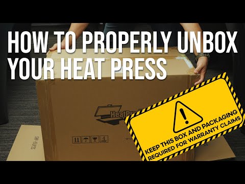 Avoid This Costly Mistake! The Right Way to Unbox Your Heat Press