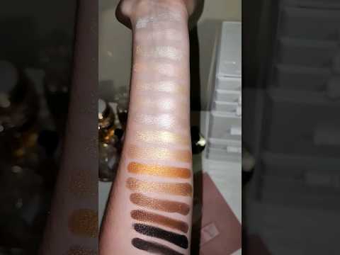 Jeffree Star Cosmetics Orgy 2 Palette Shimmer Swatches #makeup #swatches #beauty #eyeshadow