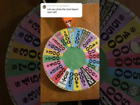 My homemade wheel of fortune, Express Round