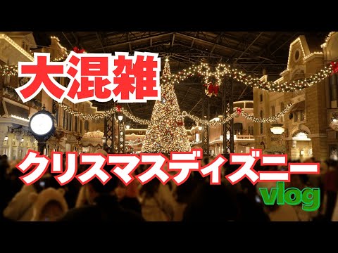 大混雑 ディズニークリスマス vlog 2024.12.8 後編