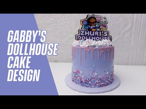 HOW TO MAKE A GABBY’S DOLLHOUSE CAKE|WHIPPED CREAM FROSTING