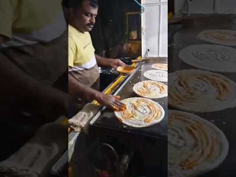 BENNE MASALA DOSA 😋 Dosa Point #Shorts #mysore  #SouthIndian #streetfood #masaladosa