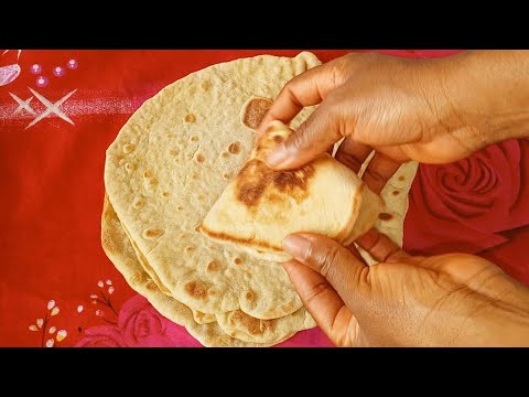 How To Make Very Easy Shawarma Bread at Home