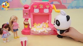 Magical Juice & Popcorn Machine | Baby Panda Chef | Kids Toy Story | ToyBus